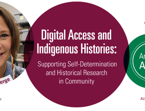 Watch Digital Access and Indigenous Histories Lecture Playback!
